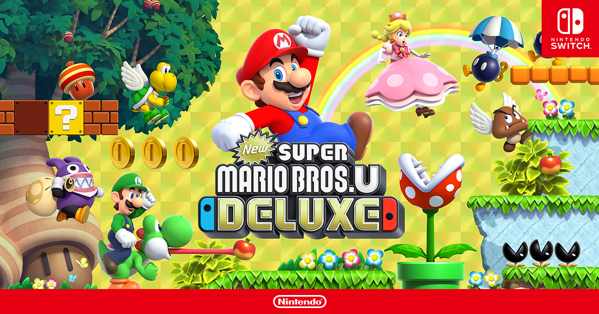 Release On 11 1 19 Nintendo Switch Game New Super Mario Bros U Deluxe Huntershobby